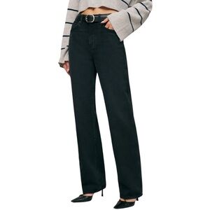 Reformation Val 90s Mid Rise Straight Jeans